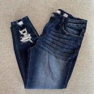 KanCan Cropped Skinny Mid-Rise Denim